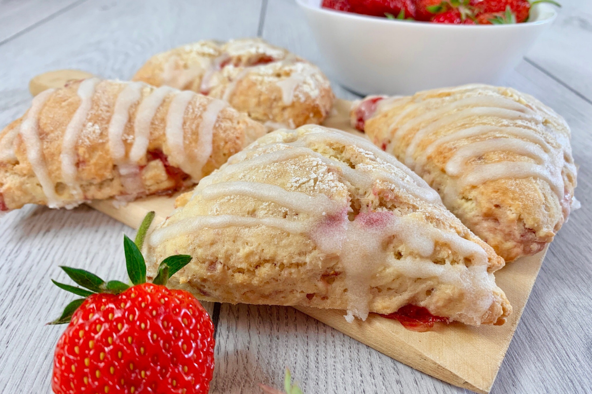 Strawberry Scones