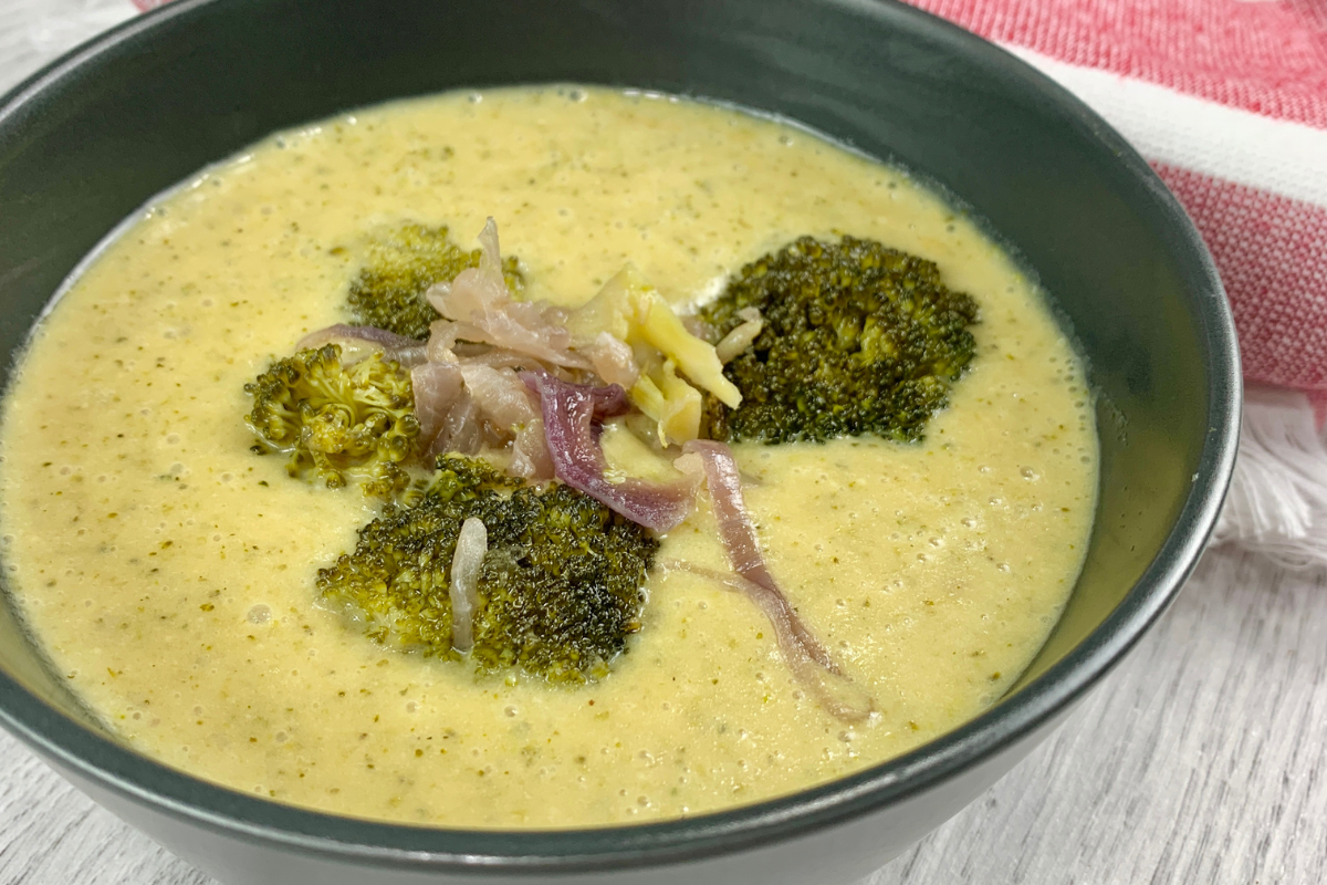 Vegan Broccoli Cheddar Soup In                        (30 minutes)