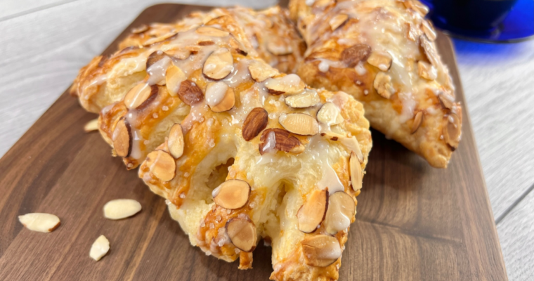 Almond Bear Claw with Puff Pastry