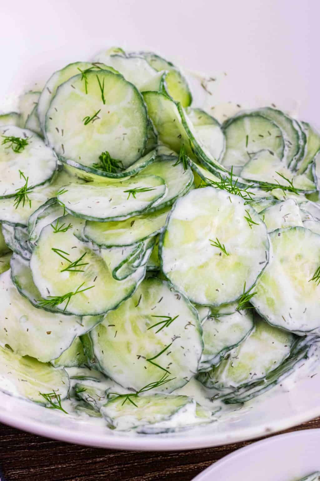 German Cucumber Salad (Gurkensalat) | Debbie's Kitchen Corner German Cucumber Salad (Gurkensalat) | Debbie's Kitchen Corner