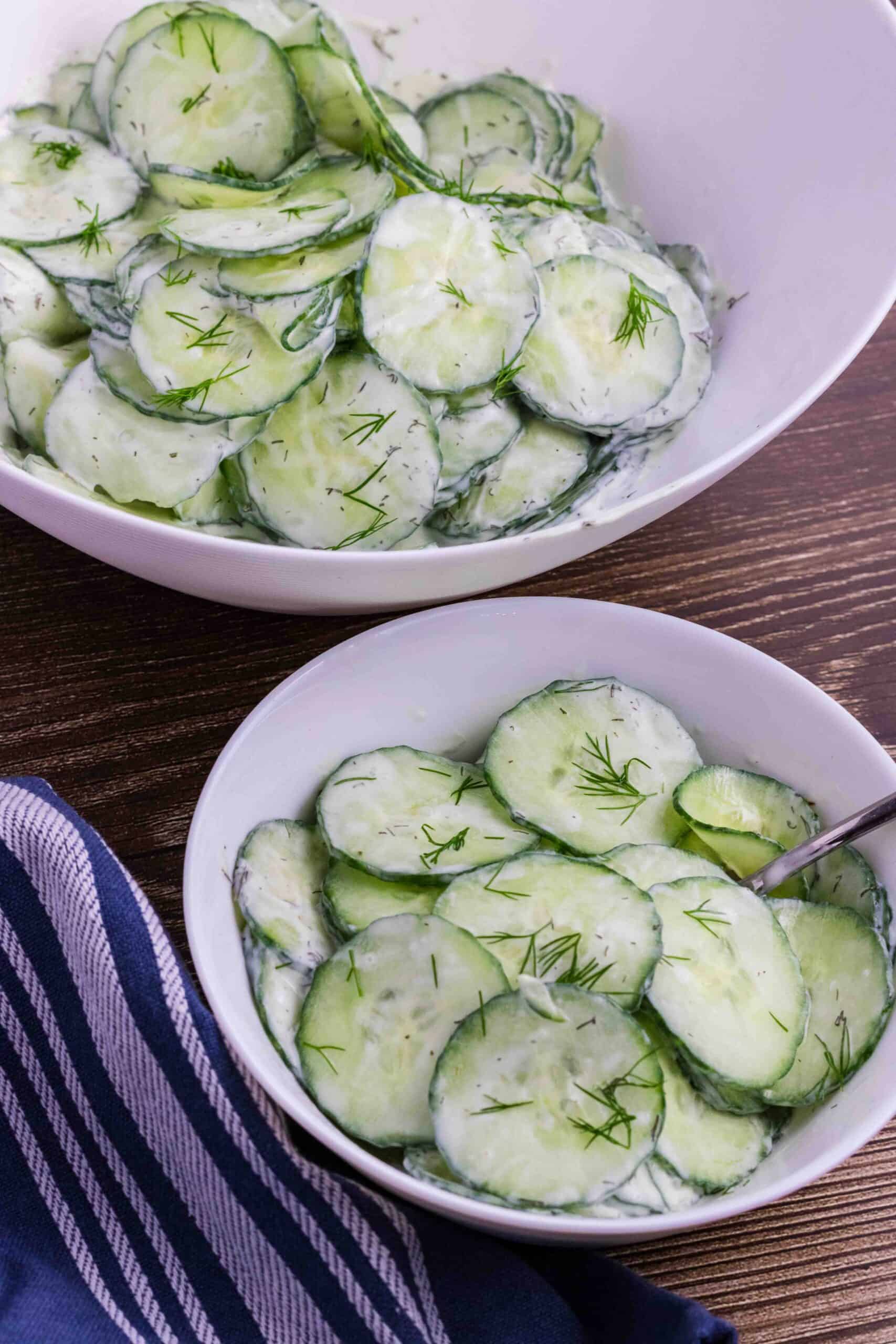 German Cucumber Salad (Gurkensalat): A Fresh and Creamy Delight