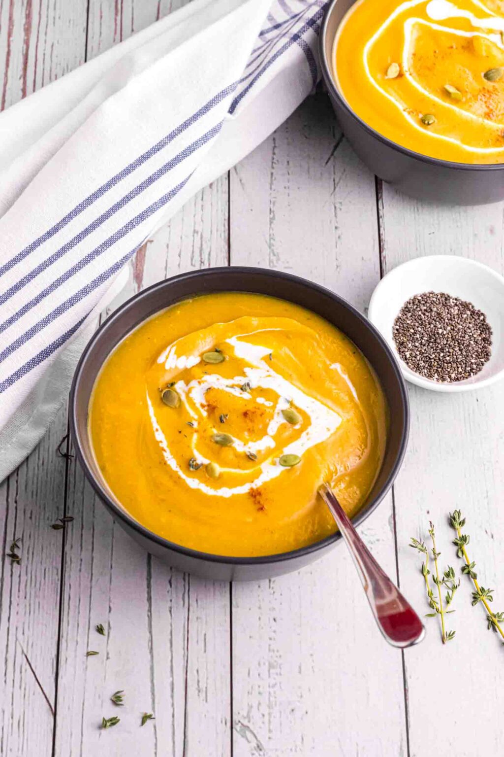 Bowl of Roasted Butternut Squash soup