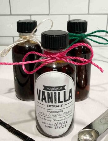 Little Vanilla Extract bottles are great gift ideas