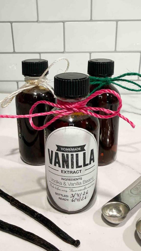 Little Vanilla Extract bottles are great gift ideas