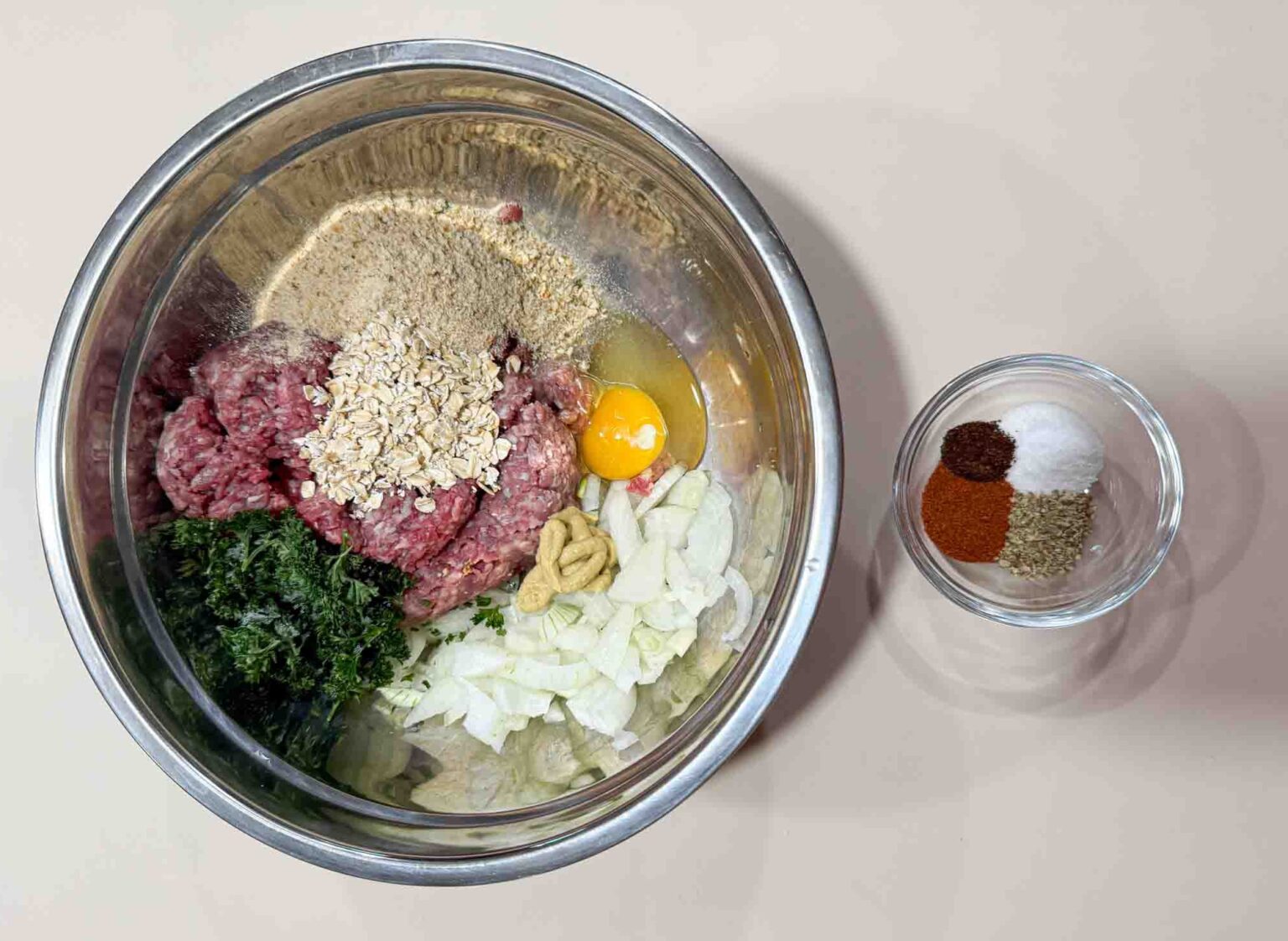 Ingredients for German Frikadellen