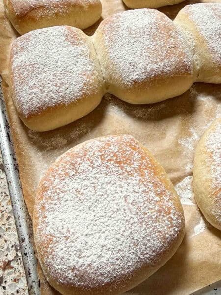 sourdough discard cibatta rolls