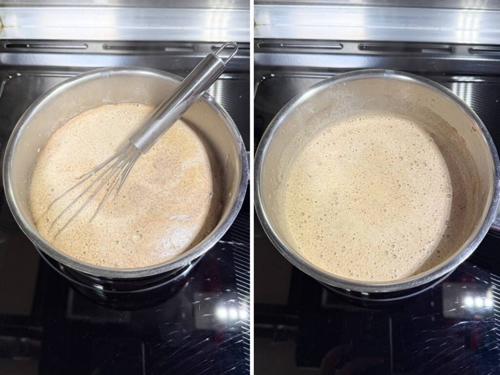 simmering pumpkin spice creamer